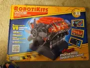 New! Open Box-OWI Robotics Vroom Stem V8 Model Combustion Engine