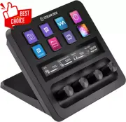 Elgato Stream Deck+ Audio Mixer Studio Controller w/ Touch Dials LCD Keys Mac PC