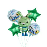 5PC Octonauts Tweak Foil Balloon Set Birthday Party Supplies Decoration
