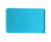 Silicone Waterproof Dog Food Mats - Blue