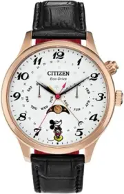 Citizen AP1053-15W Disney Mickey Mouse Collection Moon Phase Eco-Drive Watch