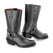 Falco Biker Boots, black, Size 42 for Men