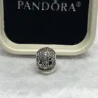 NIB Pandora 2015 Black Friday Wonderland Snow Holiday Charm 791759CZ 925/14k