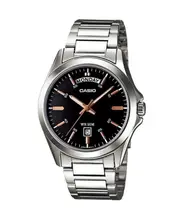 Casio Analog Quartz Luminous Hands Stainless Steel MTP-1370D-1A2V 50M Mens Watch