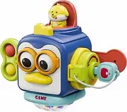 Montessori Activity Busy Cube Toy for Baby, 6 in 1 Educational Sensory Learning Travel Toy for Toddlers boy Girl Age 1-3 Year Old