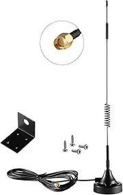 Smart Gate Opener Extended Long Range Magnetic Base Receiver Antenna Compatible with All Series GTO Mighty Mule MM571W MM572W MM371W MM372W MMS100 FM136 Wireless Gate Opener Signal Booster，Eifagur