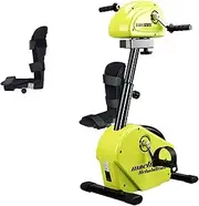 Foot Pedal Exerciser Cycle Bike,Leg Arm Cardio Training Table Resistance Rehabilitation Stationary Mini Exercise (Color : E)