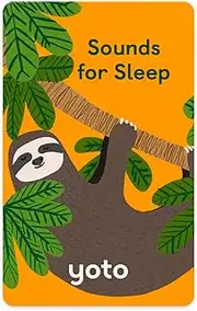 Yoto Sounds for Sleep – Kids Audiobook Card for Use with Player & Mini All-in-1 Audio Player, Screen-Free Listening with Relaxing White Noise & Sound Effects for Naptime Bedtime & Winding Down