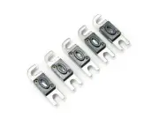 KnuKonceptz Silver Plated Mini ANL 120A Fuse 5pk MIDI AFS