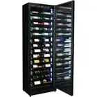 New Upright Super Slim Depth Quiet Running Glass Front Wine Fridge With 5 x LED