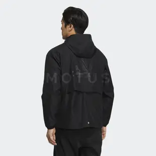 Motus | adidas 男 連帽 防風 防曬 外套 白 黑 HM2977 HM2976