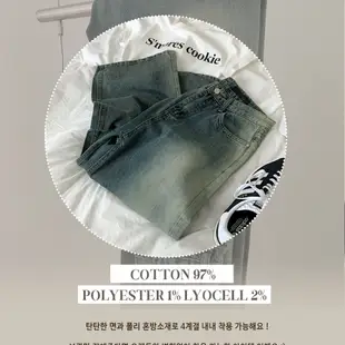 【Codibook】韓國 BEIDELLI 復古水洗寬腿牛仔褲 ［預購］牛仔褲 女裝