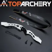 TOPARCHERY 66" Archery Takedown Recurve Bow for Right Hand Hunting Target
