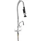 COMMERCIAL 3MONKEEZ DUAL HOB MOUNTED RINSE SPRAY TAP 6" POT FILLER FAUCET