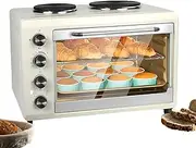 Multi-Function Electric Oven, 56l Electric Oven, 2000w Power Can Be Adjusted by Knob Control for Home and Takeaways