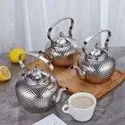 Gold/silver Boil Kettle 1.2/1.5/2L Pitcher Drinkware Teapot Restaurant
