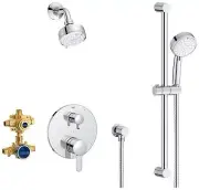 Grohe 29 429 Cosmopolitan Pressure Balanced Shower System - Chrome