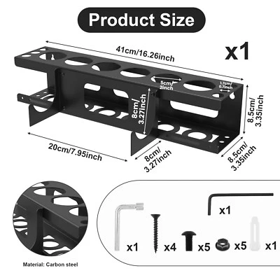 Wall Mount Caulk Tube Holder Easy Assembly Caulking Tool Organizer beWJI●.