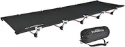 Portable Foldable Camping Cot Single Person Outdoor Folding Bed 330LB Bearing Weight Compact for Outdoor Hiking Backpacking Picnic Camping