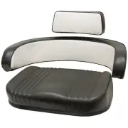 560 3-PC IH Black/White Seat Cushion Black Talon 560000BW 1-3220