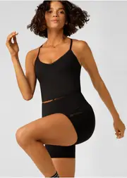 [Lorna Jane] Sweet Thing 12cm Bike Shorts in Black, Size - Medium M Black