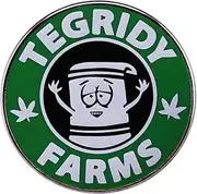 [Pinstant] Tegridy Farms Towelie Weed Marijuana Hemp Cannabis Animated Comedy TV Show 1" Enamel Pin, 1 Inch, Enamel, enamel