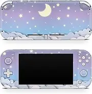 Tacky design Clouds skin for Nintendo switch lite , Pastel Starry switch Purple Sky Vinyl 3m stickers moon Full wrap cover