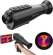 Portable Thermal Monocular for Hunting,384x288 (AI Super Resolution) Ai15 Night Vision Monocular,1.43" Large AMOLED Display,Thermal Night Vision with Wi-Fi Hotspot/STA/MIC,12hrs+ Battery Powers