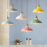 Retro Pastel Pendant Light