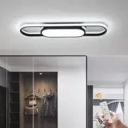 Jiinoo Modern LED Flush Mount Ceiling Lights Dimmable LED Ceiling Lamp 27.5 I...