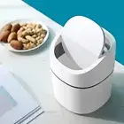 Mini Desktop Small Waste Bin Basket Trash Can Table Office Garbage Home Kitchen