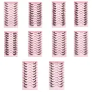 False Eyelashes Natural Look Soft Strip Fake Half Lashes Short Wispy Eye Lashes