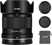 Viltrox AF 35mm f/1.7 APS-C Lens for Nikon-Z Mount, Autofocus Prime Lens Compatible with Nikon Z Mount Camera Zfc Z50 Z5 Z6 Z7 Z8 Z9 Z7 Z50II Z6II Z30 ZF
