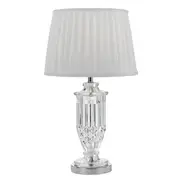Adria Table Lamp White Chrome | Telbix Lighting