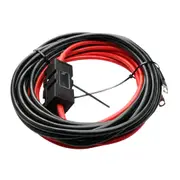 6m 6AWG With 60A Fuse M8 Lug Alternator Power Cable On One End Black and Red Superior Corrosion Resistance
