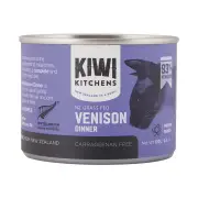 Kiwi Kitchens Canned Cat Food Venison Dinner 170 Gms 18 Pack