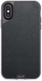 MOUS Limitless 2.0 AIROSHOCK Protective CASE for iPhone XR - Black Leather