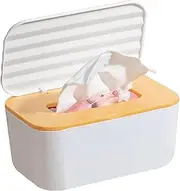 Baby Wipes Box,Tissue Container for Travel - Dustproof Sealable Baby Wipe Box for Nursery Makeup Diaper Kitchen Bathroom Table Storage Travel Toilet