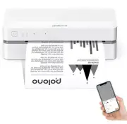 POLONO WiFi Thermal Printer FT800 - US Letter Size, Auto Cut, Wireless, Inkless