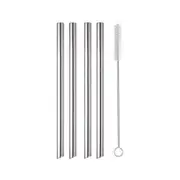 Joie Set of 4 Stainless Steel Bubble Tea Straws