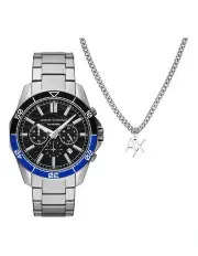 [Armani Exchange] Chronograph AX7166SET Watch in Silver