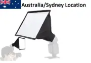 Flash Speedlite Softbox Diffuser 20x30cm Portable Studio Soft Box for Speedlight