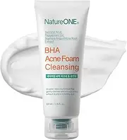 NATUREONE BHA Acne Foam Cleansing, Acne Face Wash, Salicylic Acid for Acne Prone Skin, Exfoliator, Sebum, Blackhead Remover and Dead Cells, Foaming Pore Cleanser, Korean Skincare, 100ml, 3.38 fl.oz.