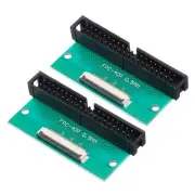 2pcs FFC FPC Connector Board 40 Pin Double Row DC3 Male Pin Header Strip Adapter