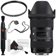 Sigma 18-35mm f/1.8 DC HSM Art Lens for Canon # 210-101 + 72mm UV Filter