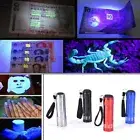 Mini UV Ultra Violet 9 LED Flashlight Blacklight Light Inspection Lamp Torch.b8
