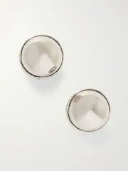 [Alaïa] Alaïa - Sphere Silver-tone Earrings - One size One size Silver