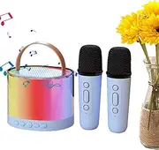 Karaoke Machine, Portable Karaoke Machine - Compact Speaker and Microphone Set Karaoke System - Multi-purpose Karaoke Equipment, Stereo Speaker for Home Parties
