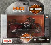 Miasto Motorcycles 1:18 Harley Davidson Series 39 2017 Road King -- Special Red
