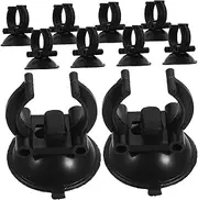 HYTROVE 10pcs Aquarium Fixed Cup Clips for Heating Rods Easy Install Light Mounting Brackets for Fish Tanks Material Stable and Reusable